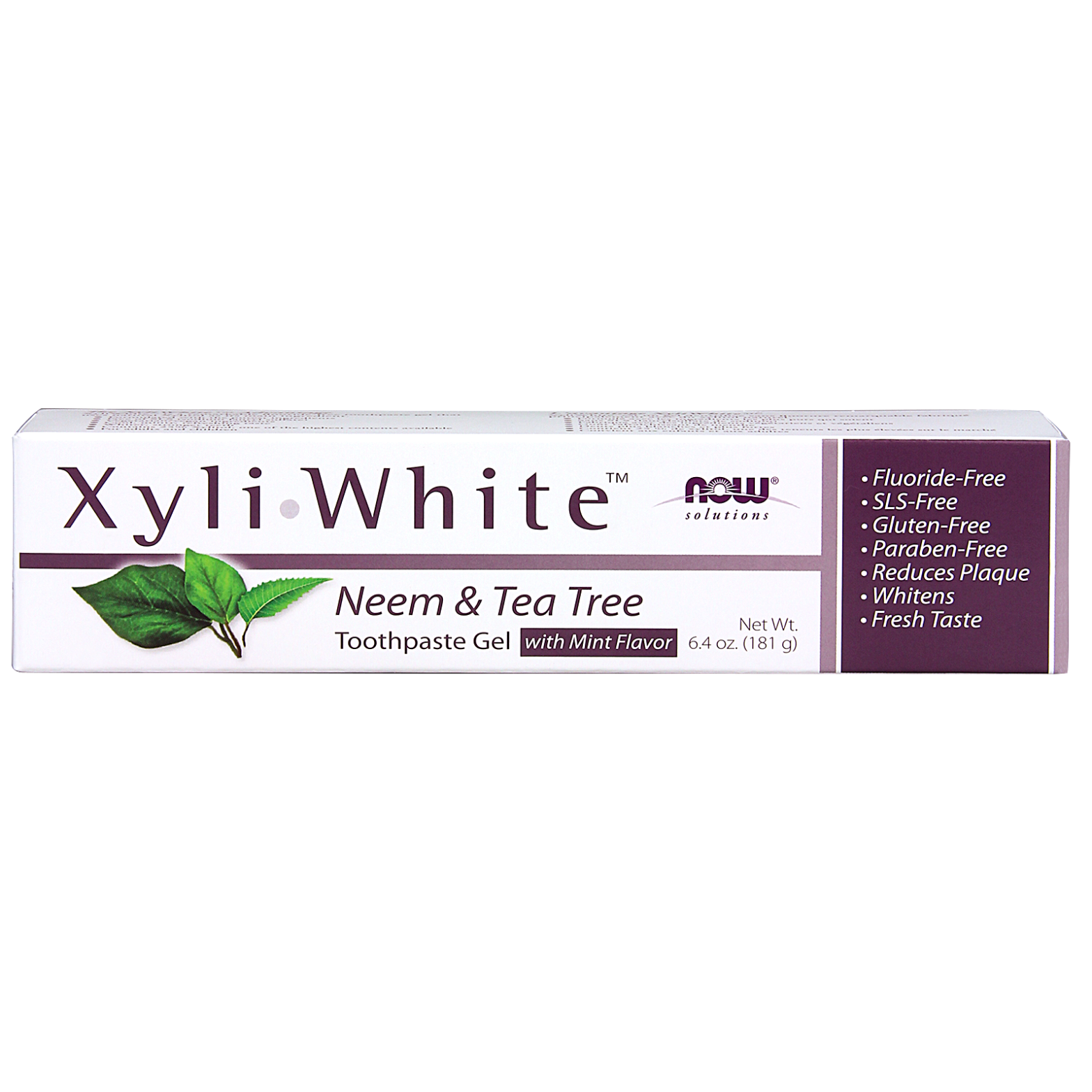 Xyliwhite™ Neem & Tea Tree Toothpaste Now Foods Canada