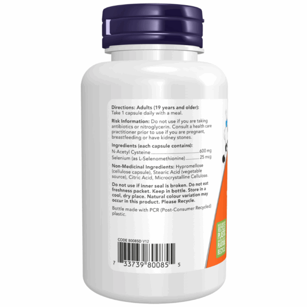 NAC 600 mg Veg Capsules - Image 3