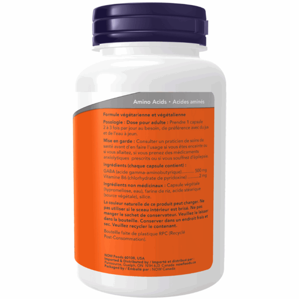 GABA 500 mg Veg Capsules - Image 2