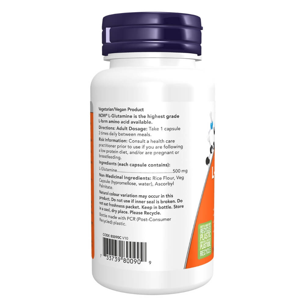 L-Glutamine 500 mg Capsules - Image 2