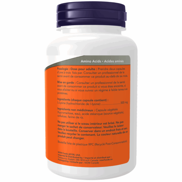 L-Lysine 500 mg Capsules - Image 3