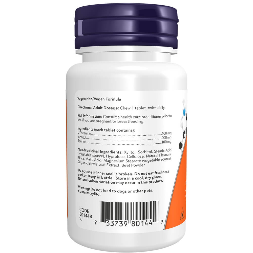 L-Theanine 100mg Plus Chewable Tablets - Image 2