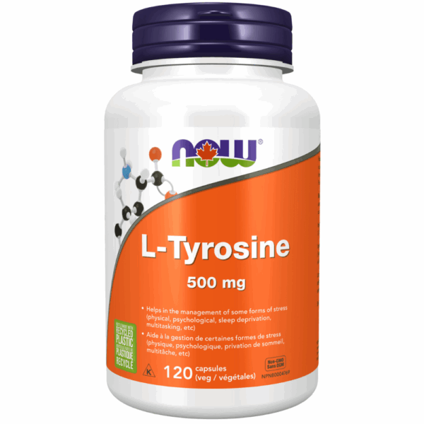 L-Tyrosine 500 mg Capsules - Image 4