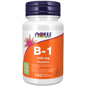 Comprimés de vitamine B1 de 100 mg