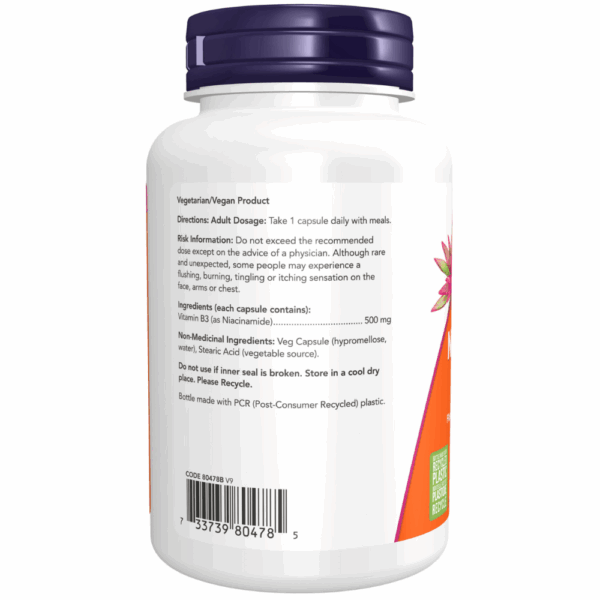 Niacinamide 500 mg Veg Capsules - Image 3