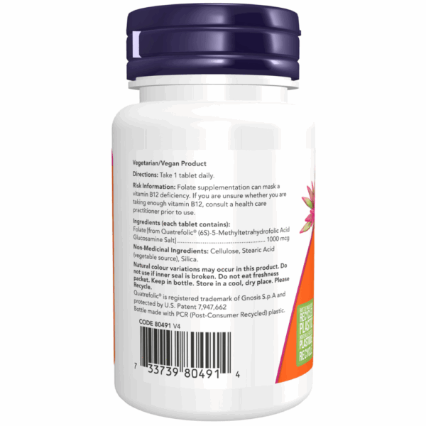 Methyl Folate 1000mcg Tablets - Image 3