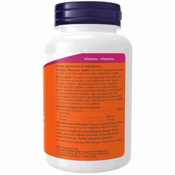 Niacin 500mg, 90 veg capsule, Flush Free - Image 2