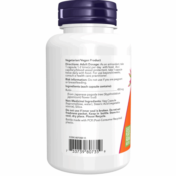 Rutin 450 mg Veg Capsules - Image 3