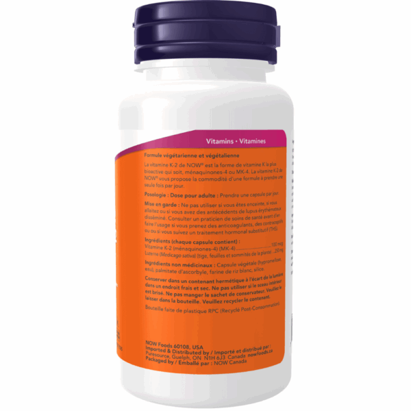 Vitamin K-2 100 mcg Veg Capsules - Image 2