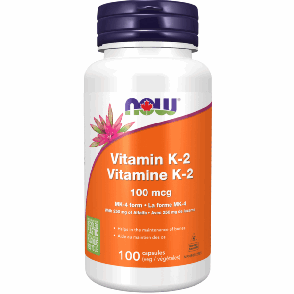 Vitamin K-2 100 mcg Veg Capsules