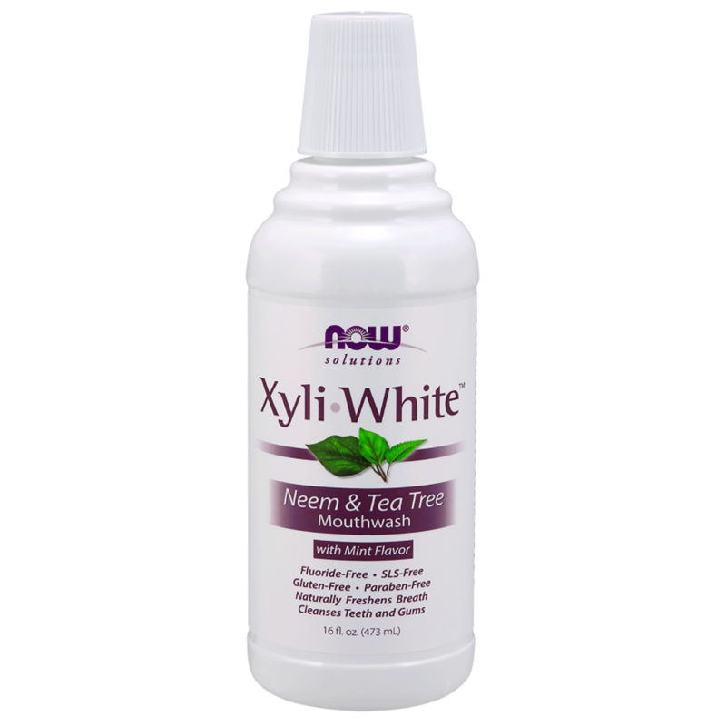 Xyliwhite™ Neem & Tea Tree Mouthwash Now Foods Canada