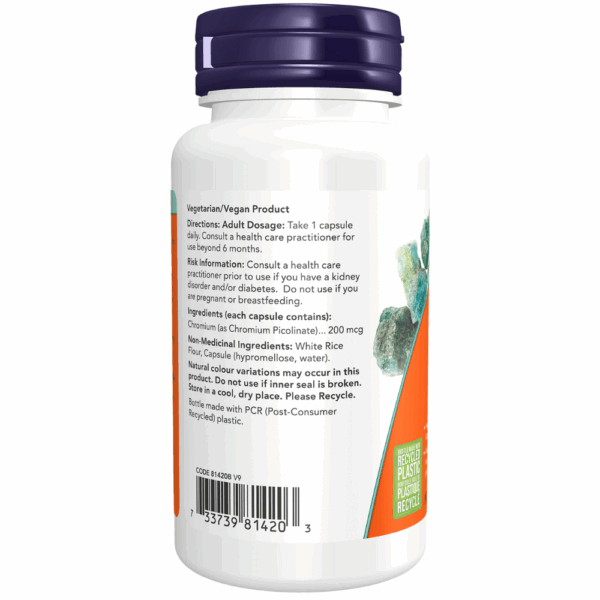 Chromium Picolinate 200 mcg Capsules - Image 3
