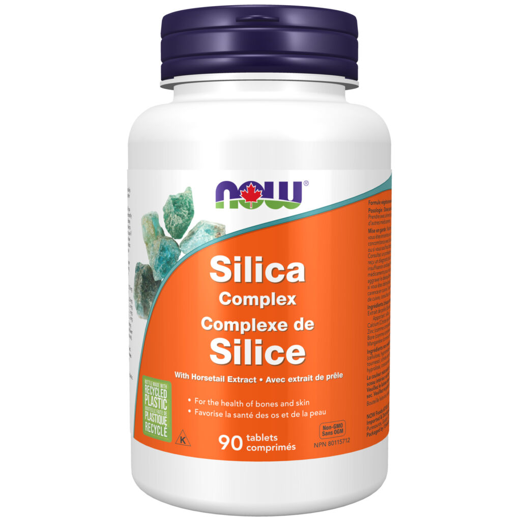 Silica Complex 575 mg 8% Extract Tablets - Now Foods Canada
