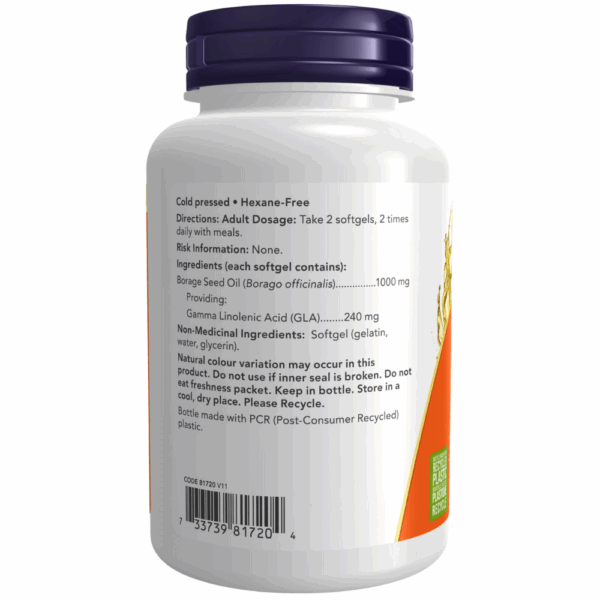 Borage Oil 1,000 mg Softgels - Image 3
