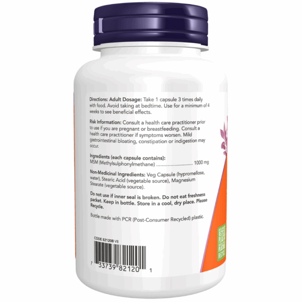 MSM 1,000 mg Capsules - Image 3