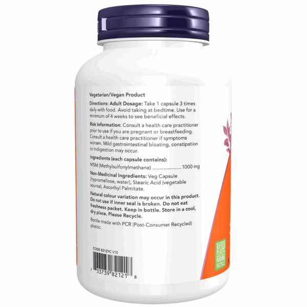 MSM 1,000 mg Capsules - Image 6