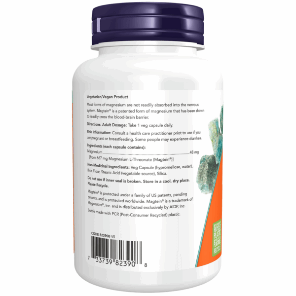 Magtein™ Magnesium L-Threonate Veg Capsules - Image 3