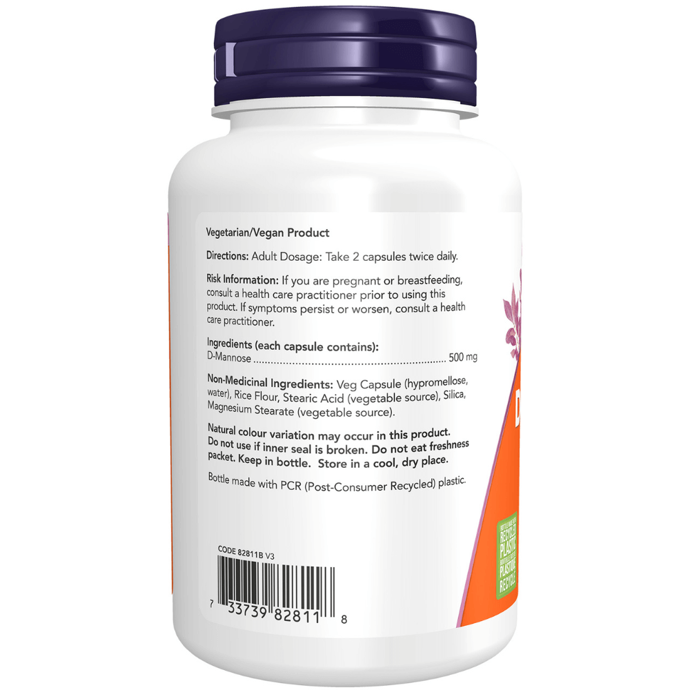 D-Mannose 500mg Veg Capsules - Image 3
