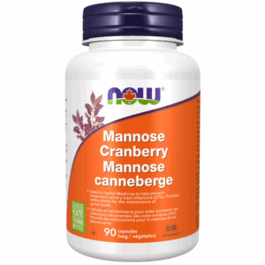 Capsules végétales de supplément de mannose et de canneberge
