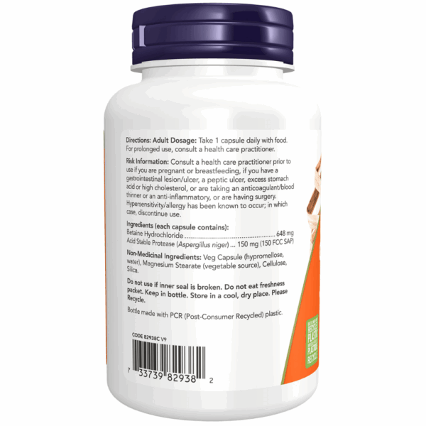 Betaine HCl Veg Capsules - Image 3