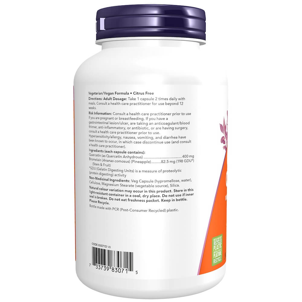 Quercetin with Bromelain Veg Capsules - Image 5