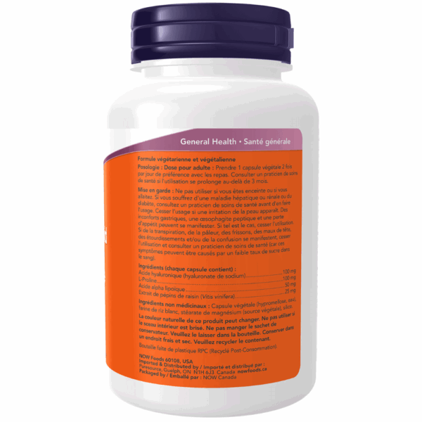 Hyaluronic Acid 100 mg Veg Capsules - Image 2