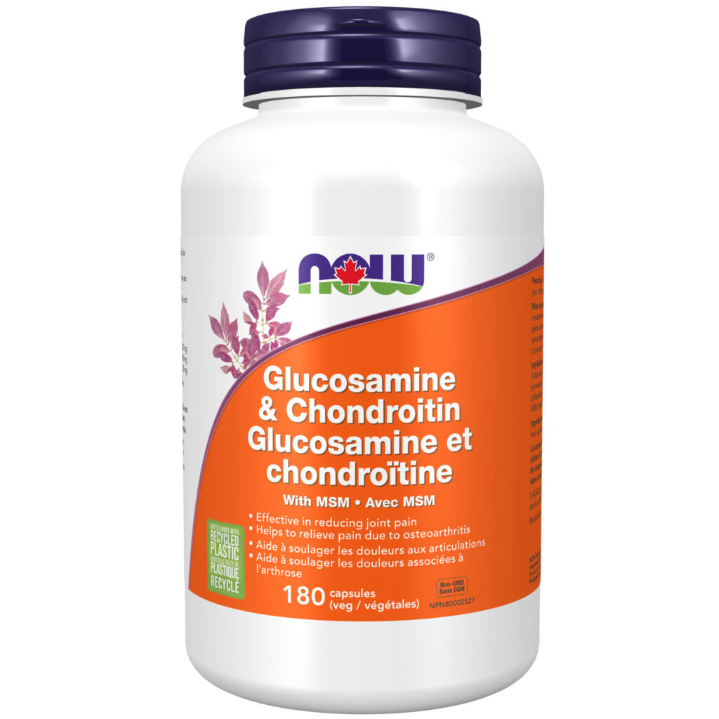 Glucosamine & Chondroitin Plus MSM - Now Foods Canada