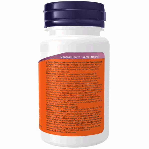 Melatonin 3 mg Peppermint Chewable Lozenges - Image 2