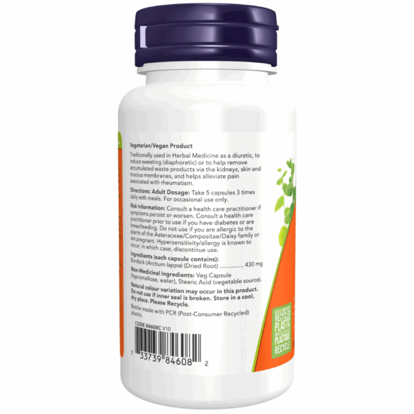 Burdock Root 430 mg Capsules - Image 3