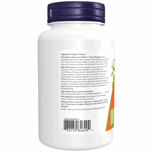 Capsules végétales contenant 450 mg de cascara sagrada – Image 3