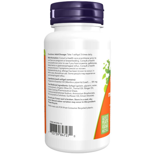 Gélules contenant 180 mg d’huile de menthe poivrée - Image 2