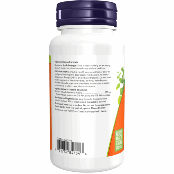Rhodiola 500 mg Veg Capsules - Image 2