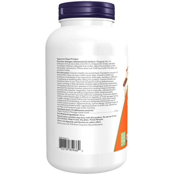 Psyllium Husk Powder, Organic - Image 3