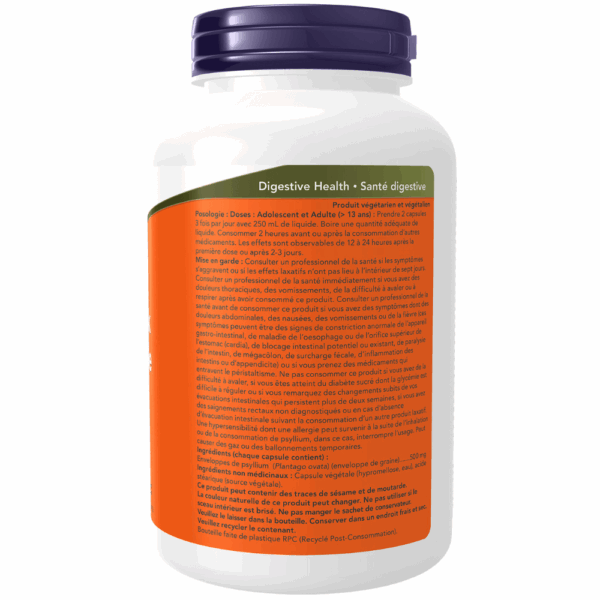 Psyllium Husk 500 mg Veg Capsules - Image 3