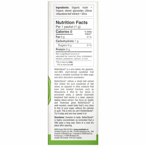 Sachets d’édulcorant biologique BetterSteviaᴹᴰ – Image 4