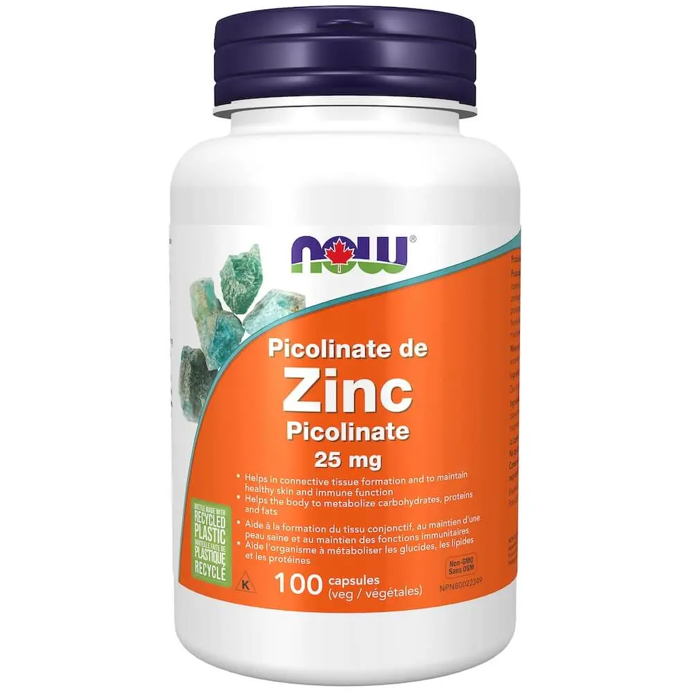 Zinc Picolinate 25 mg Veg Capsules