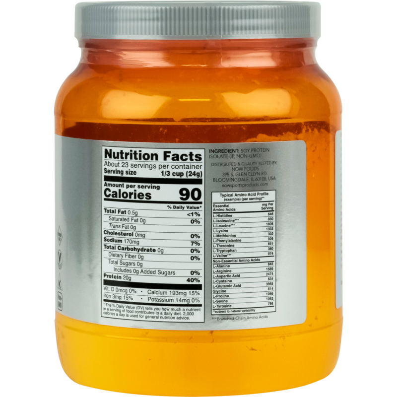 Soy Protein Isolate, Unflavoured Now Foods Canada