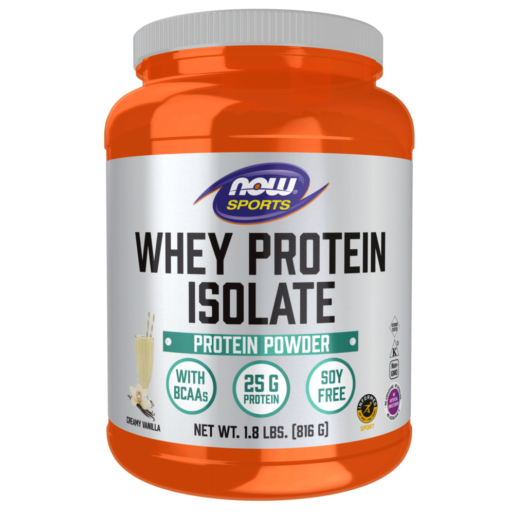 Whey Protein Isolate Vanilla - Now Foods Canada