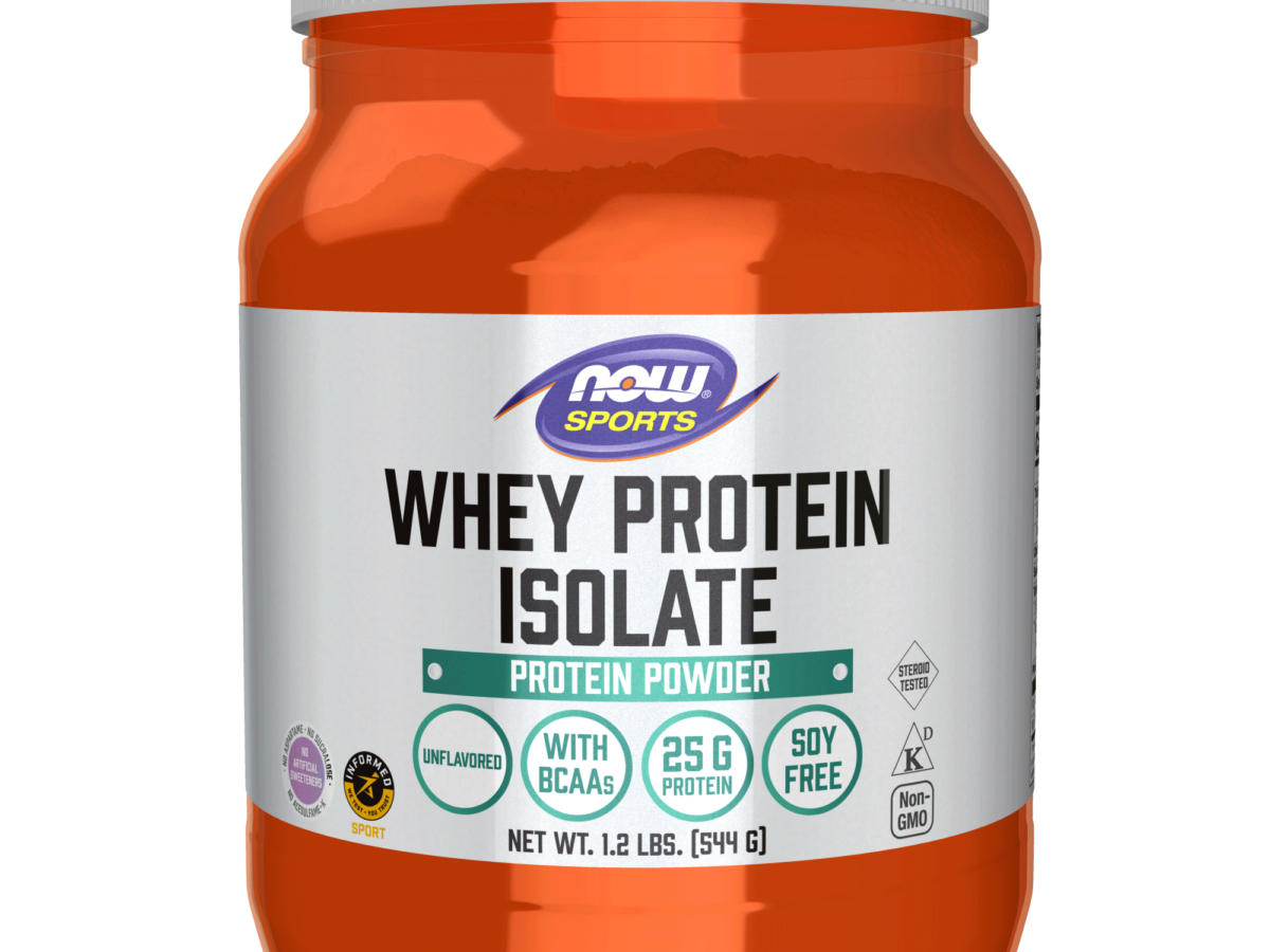 Whey Protein Isolate Unflavoured - Now Foods Canada