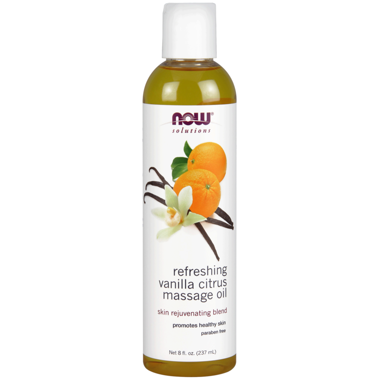 Vanilla Citrus Massage Oil Now Foods Canada