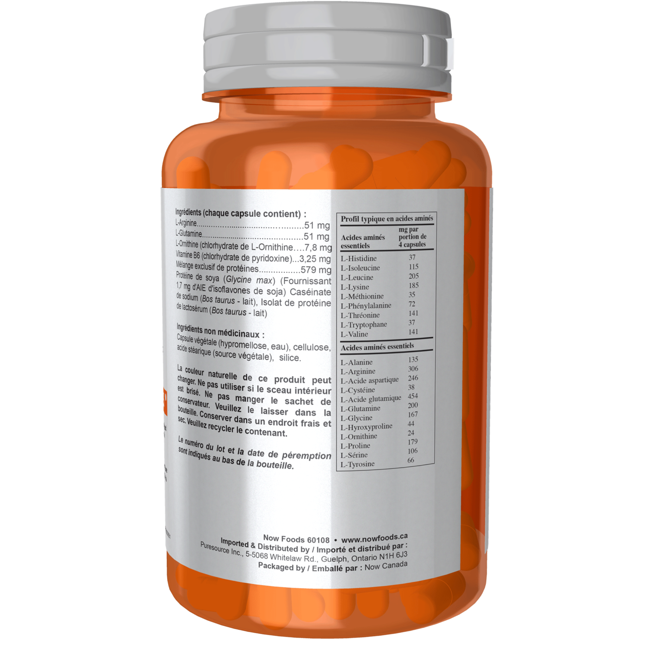 Amino Complex Capsules - Now Foods Canada