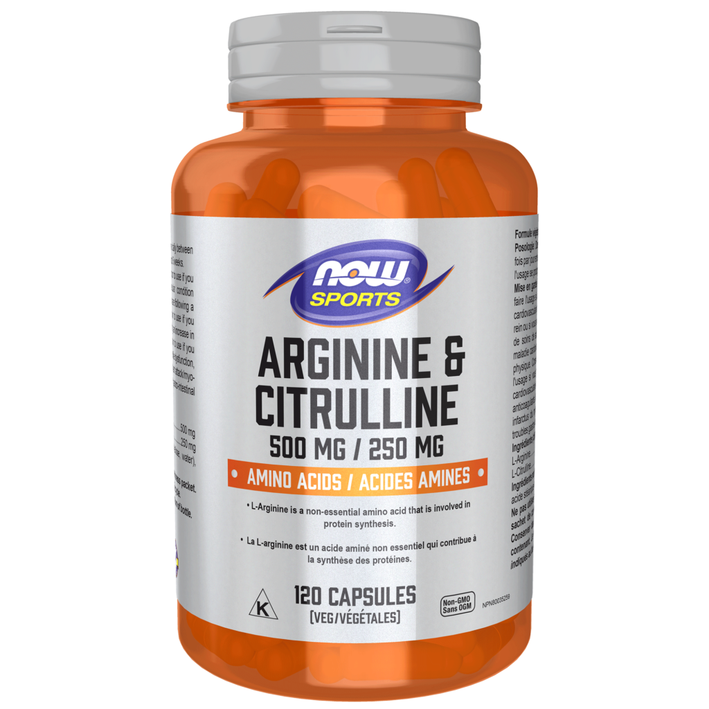 Arginine & Citrulline Veg Capsules - Now Foods Canada