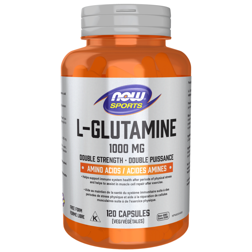 L Glutamine 1000 Mg Capsules Now Foods Canada