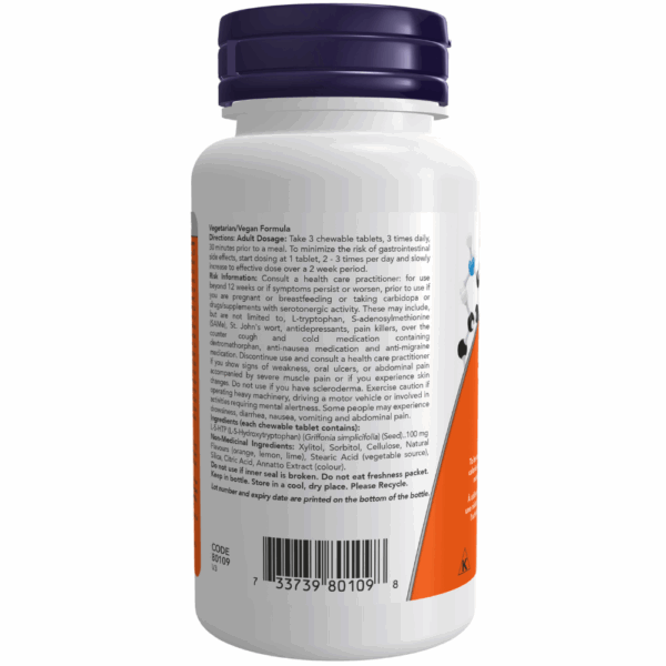 5-HTP 100 mg Chewable Tablets - Image 2