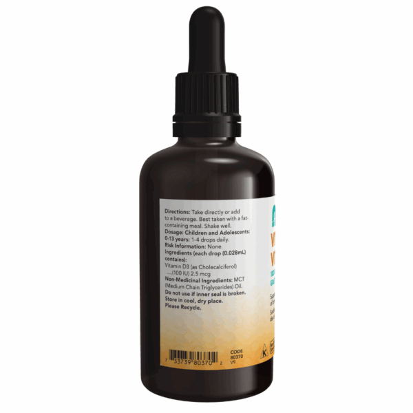 NOW Kids® Vitamin D-3 Liquid Drops - Image 2