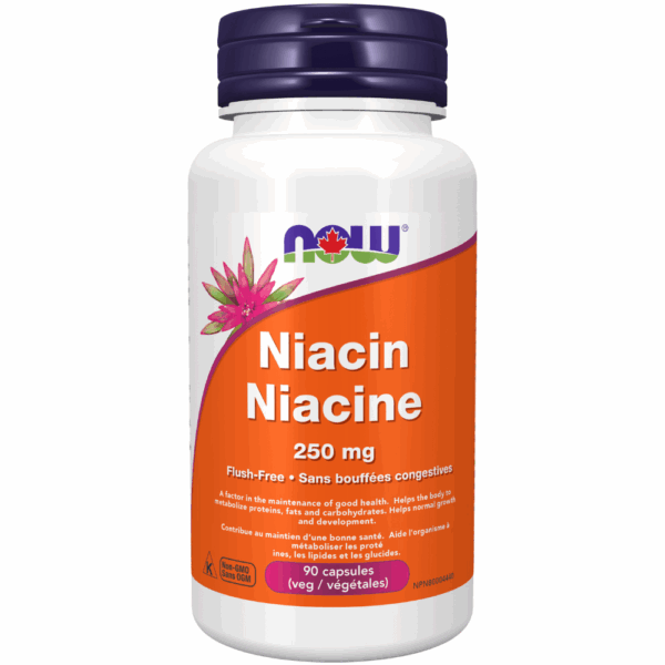 Niacin 250 mg, 90 veg capsule, Flush Free