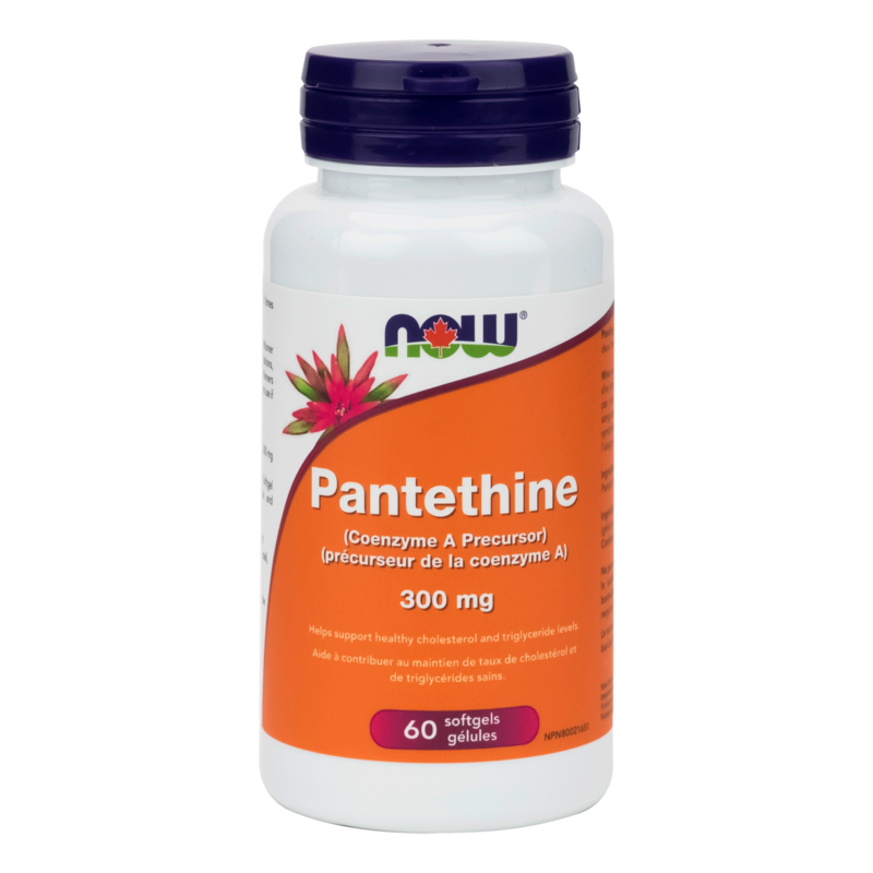 Pantethine 300 mg Softgels - Now Foods Canada