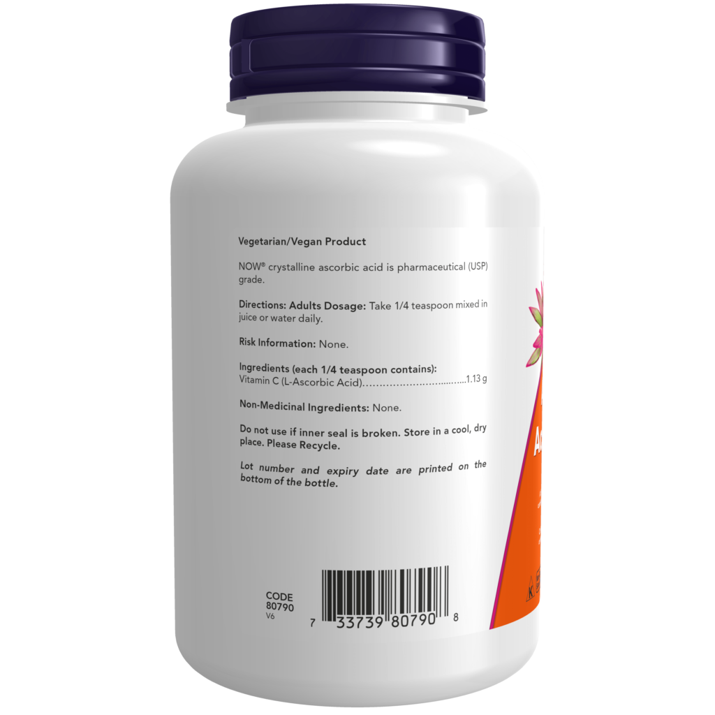 Ascorbic Acid Powder - Now Foods Canada