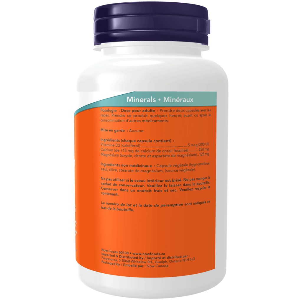 Coral Calcium Plus Capsules Now Foods Canada