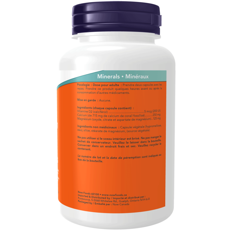 Coral Calcium Plus Capsules Now Foods Canada